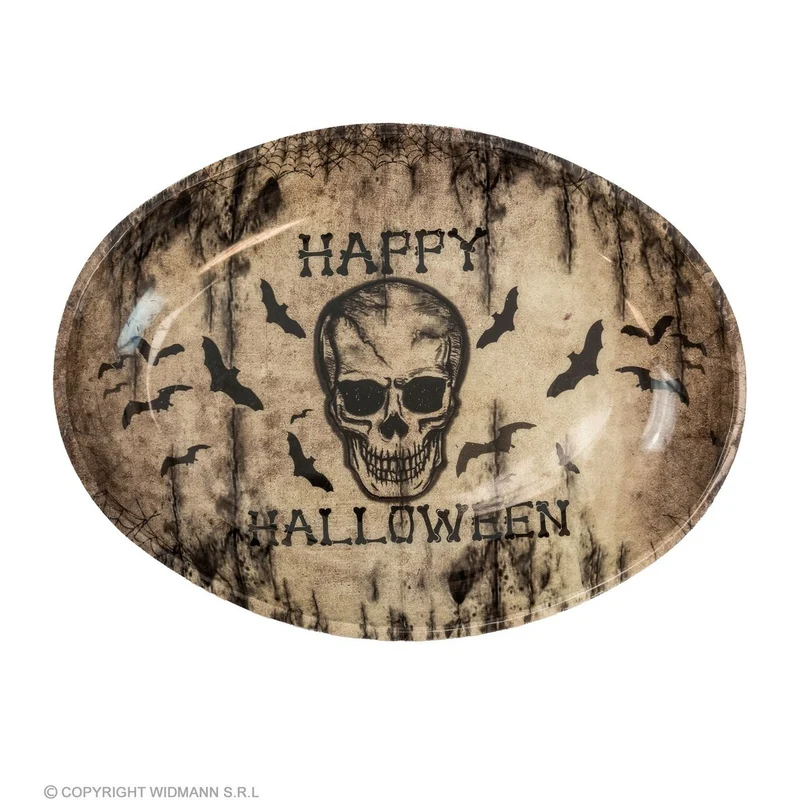 Schaal Happy Halloween Schedel