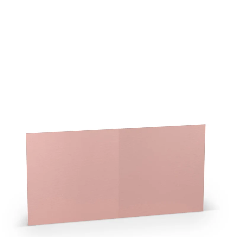 Kaarten vierkant - 5 stuks - roze