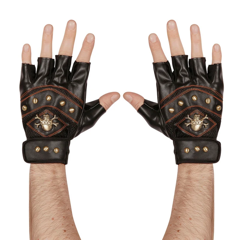 Rocker Vingerloze Handschoen Met Nagels