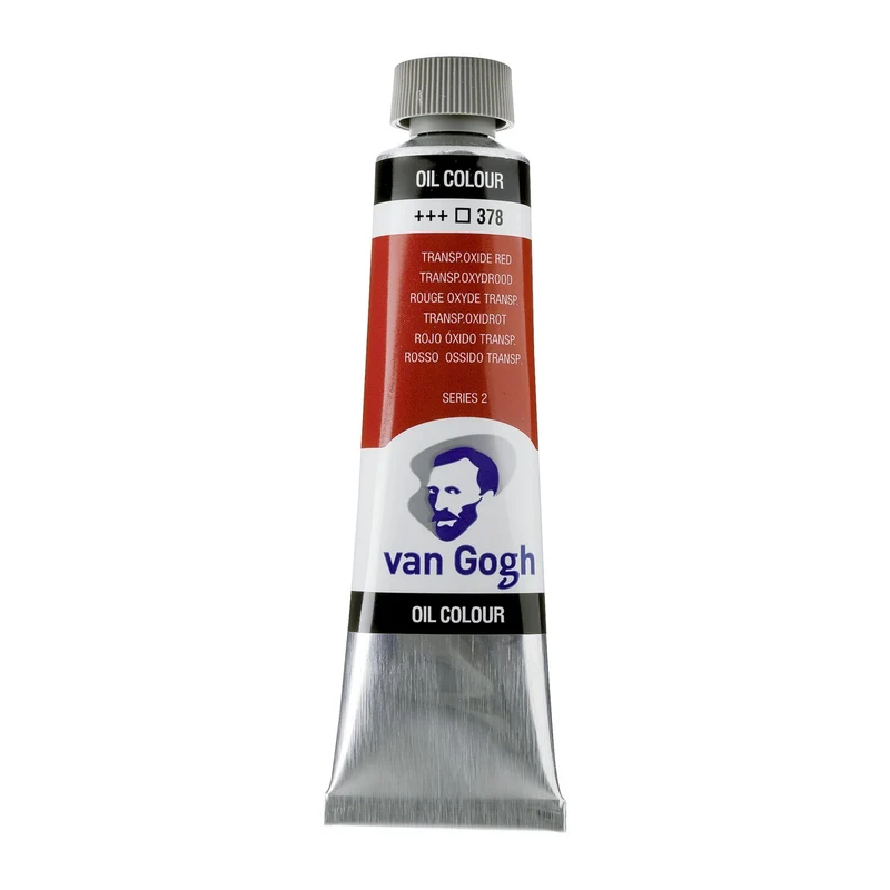 van Gogh olieverf - 40 ml - transparant oxydrood 378