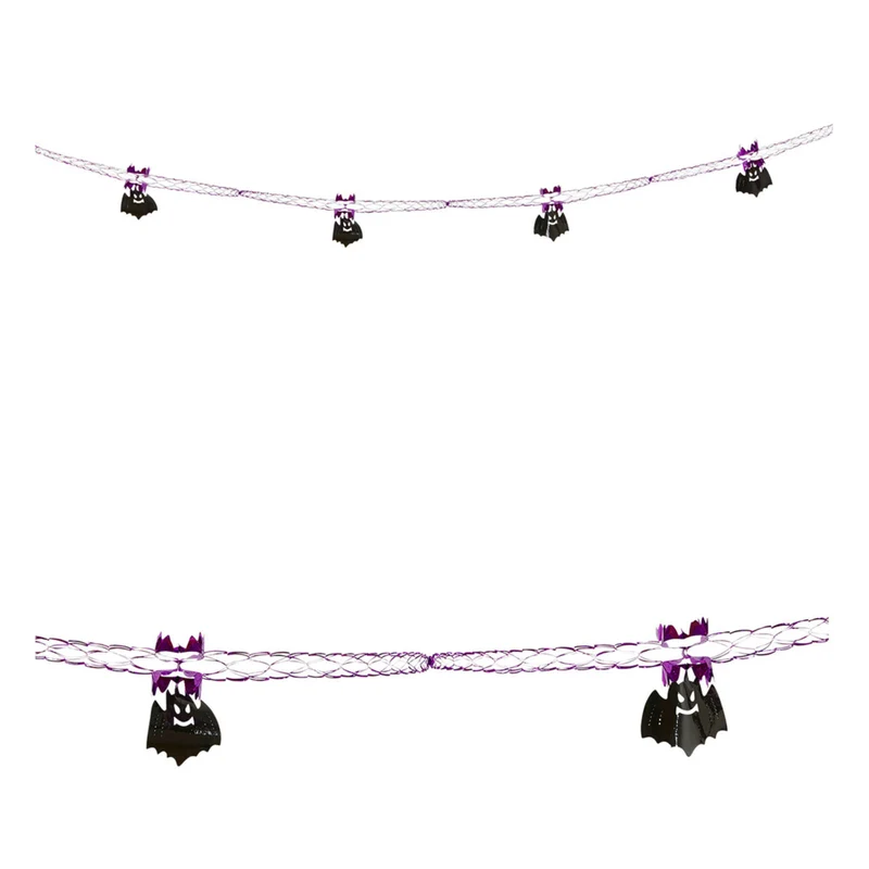 Halloween Decoratie Slinger, Vleermuis Folie
