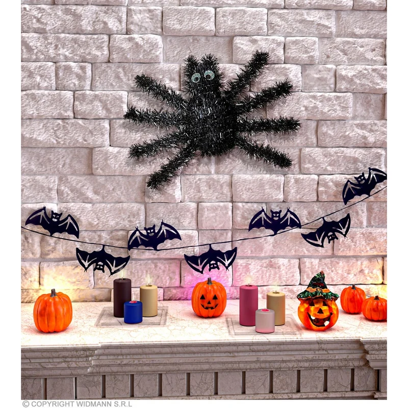 Dikke Zwarte Slinger Spin 36x22 Centimeter