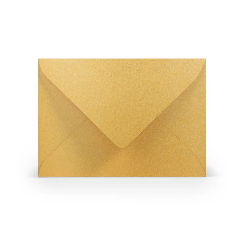 Enveloppen C6 - 5 stuks - goud