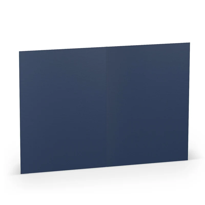 Kaarten A6 - 5 stuks - blauw