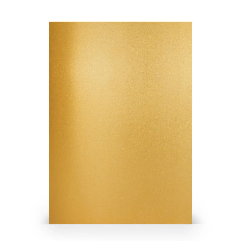 Karton - A4 - 5 stuks - goud