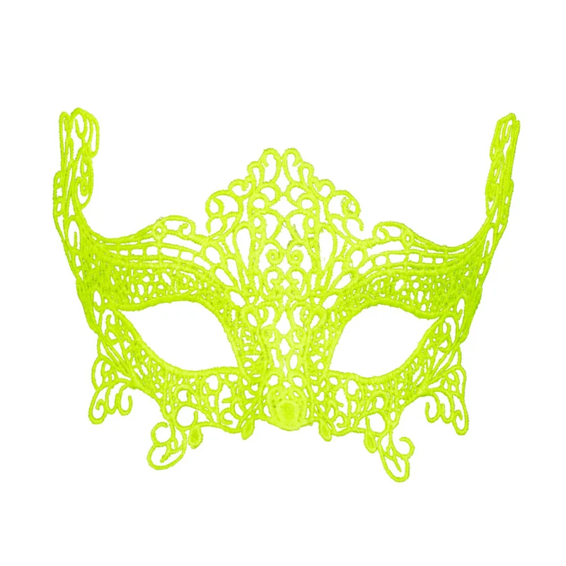 Venetia Neon Oogmasker, Kant Neon Geel
