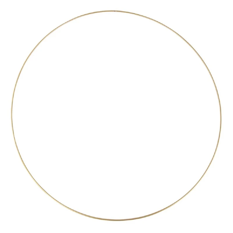 Metalen ring - 60 cm - goudkleurig