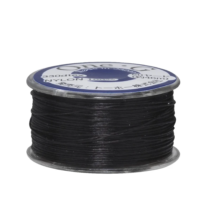 TOHO rijggaren - nylon - 46 meter - zwart