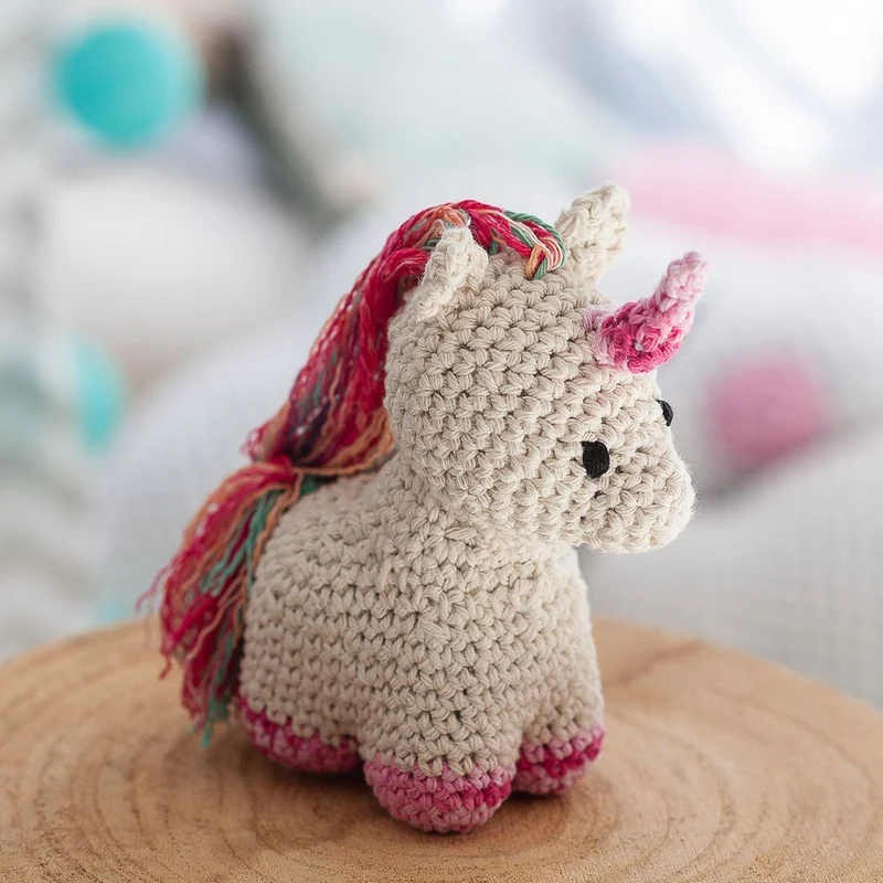 Hoooked DIY kit - Unicorn Nora - almond