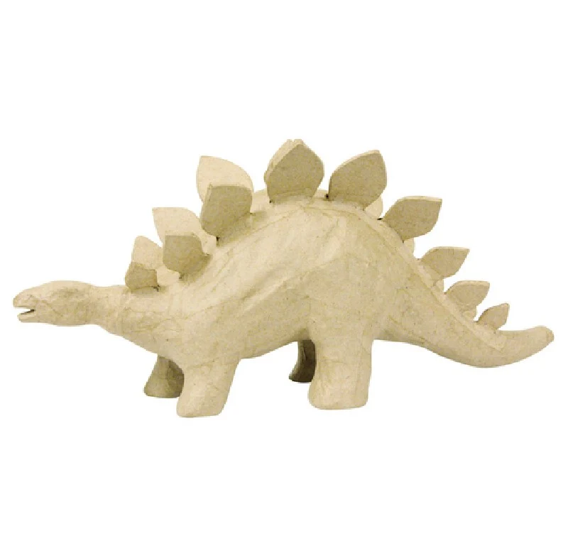Papier-maché figuur - dino stegosaurus M