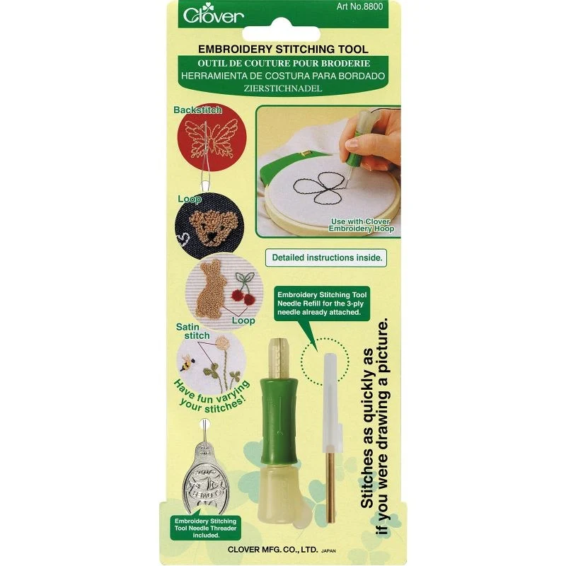 Clover punch borduur tool