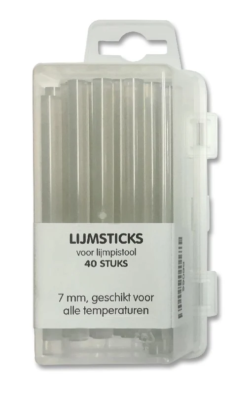 Lijmsticks voor lijmpistool - alle temperaturen - 7 mm - 40 stuks