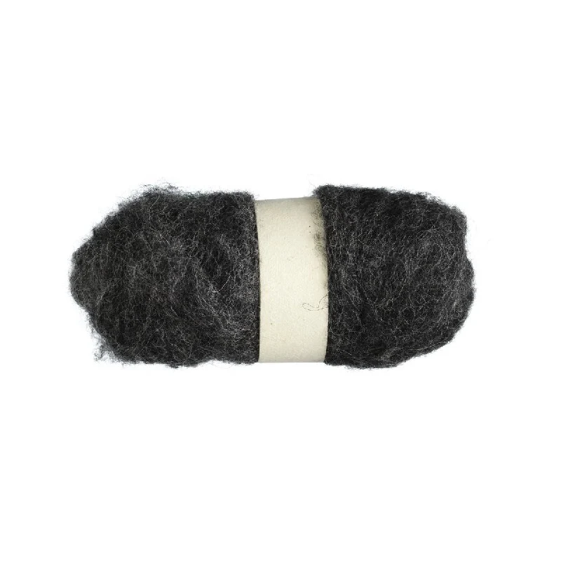 Nepal Wool lamswol - 50 gram - antraciet melange