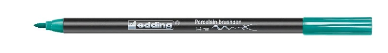 edding 4200 porcelain brushpen - 1 tot 4 mm - turquoise