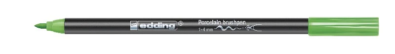 edding 4200 porcelain brushpen - 1 tot 4 mm - lichtgroen