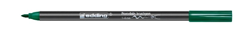 edding 4200 porcelain brushpen - 1 tot 4 mm - groen