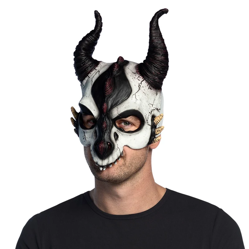 Half Masker Evil Drakenschedel