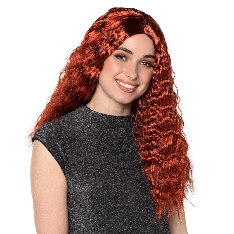Pruik Ginger Waves