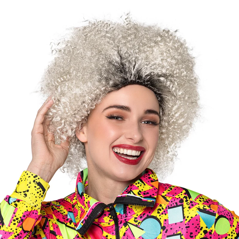 Pruik Totally Eighties Wafel Haar