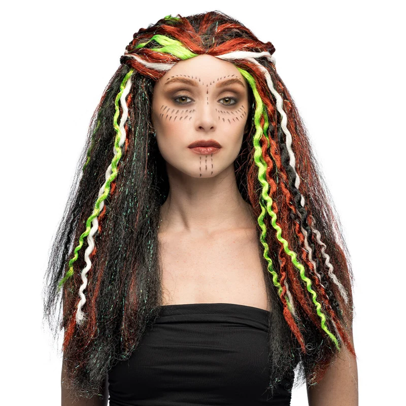 Cursed Curls Voodoo Pruik