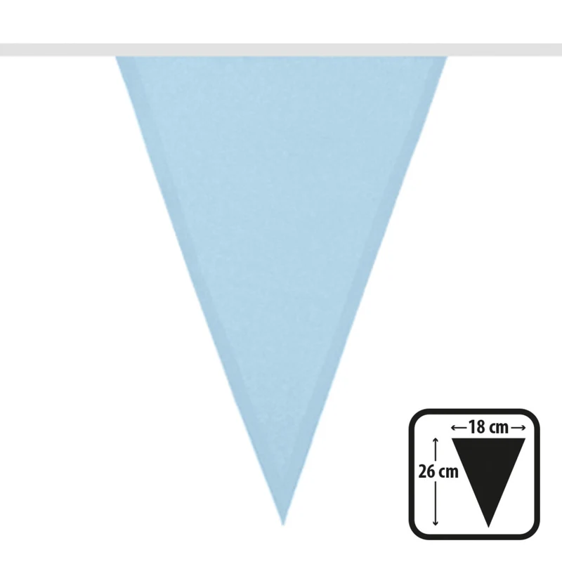 Vlaggenlijn Baby Blauw