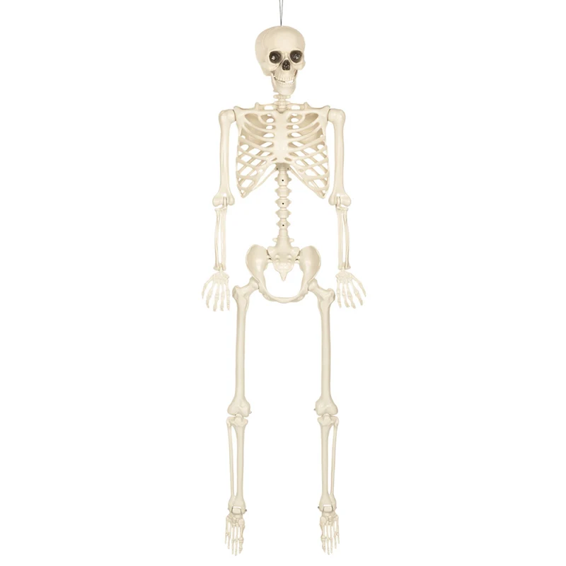 Hangdecoratie Skelet Skinny Wit