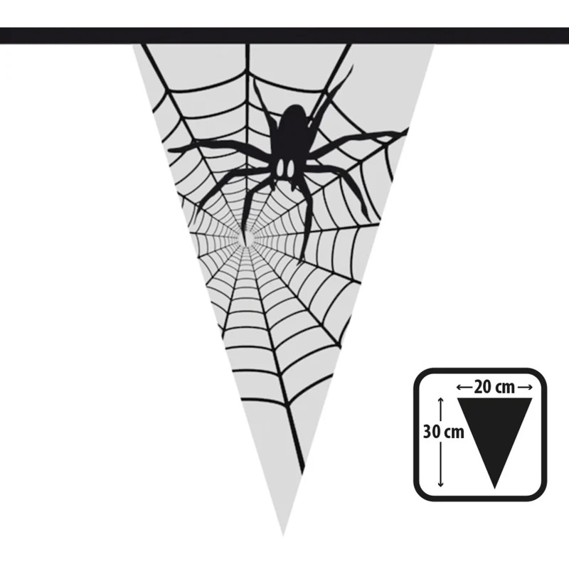 Spin In t Web Halloween Vlaggenlijn
