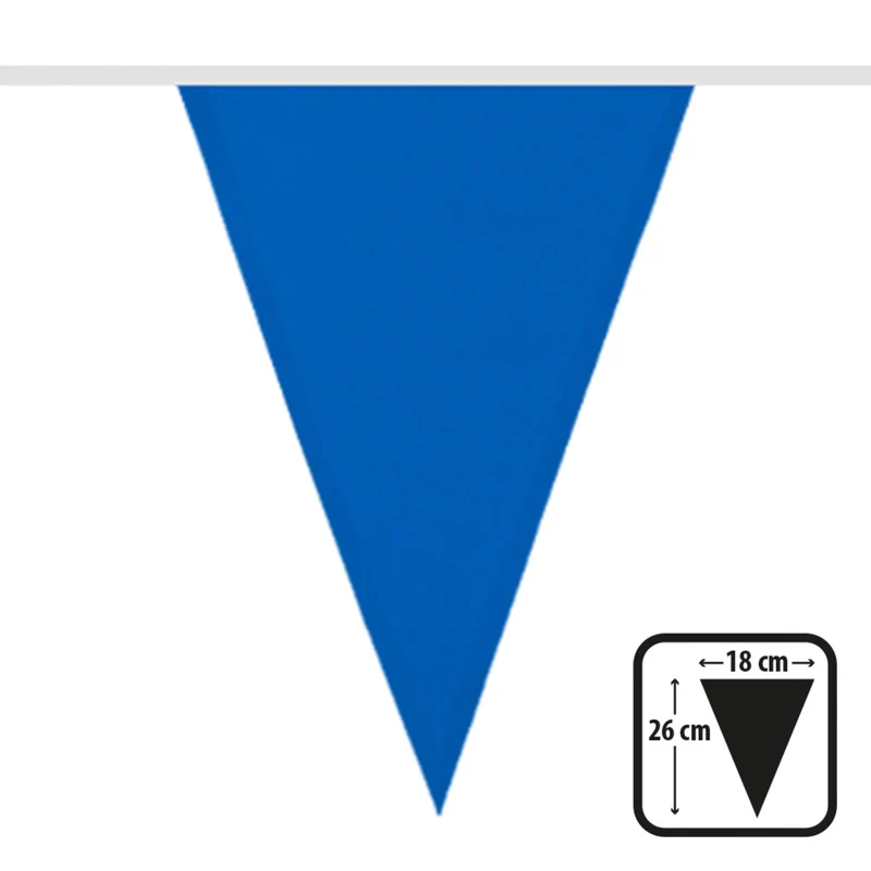 Feestelijke Vlaggenlijn Donkerblauw 6 Meter