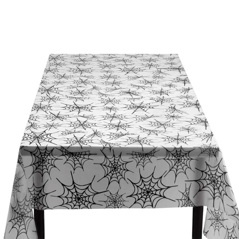 Tafelkleed Halloween Spinnenweb