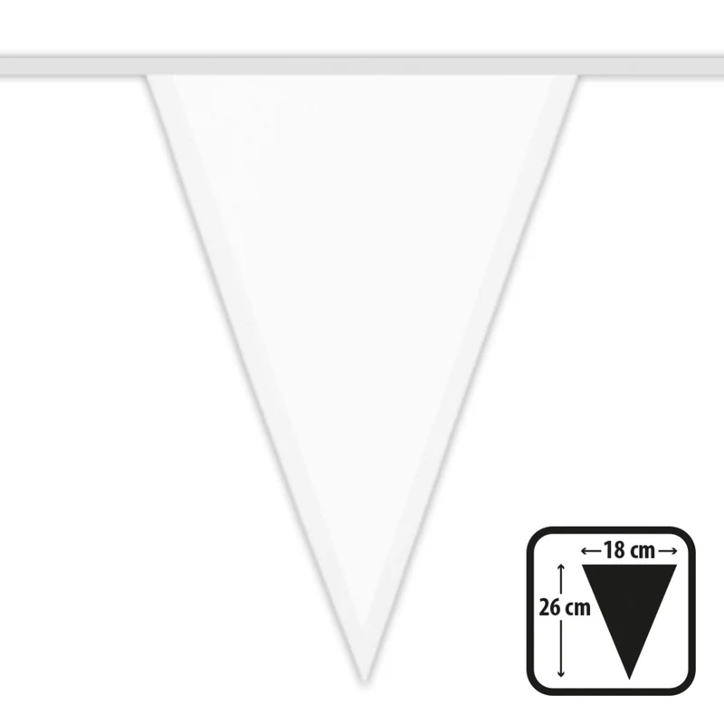 Vlaggenlijn Wit 6 Meter