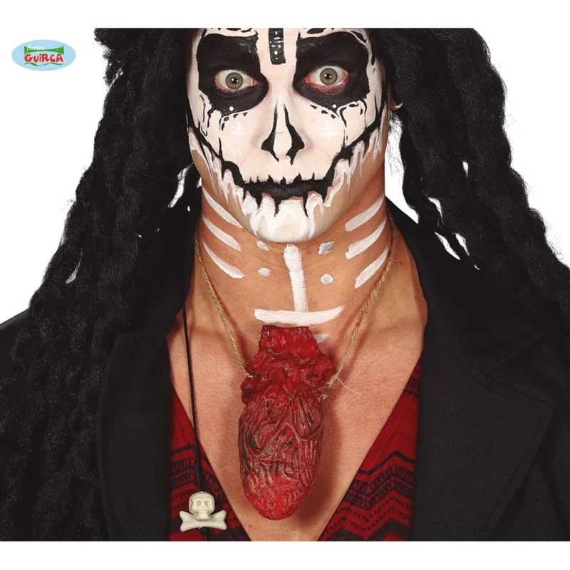 Ketting Uitgerukt Hart Azteken Halloween