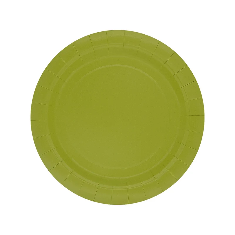 Lime Groen Borden 8 Stuks 23 Centimeter