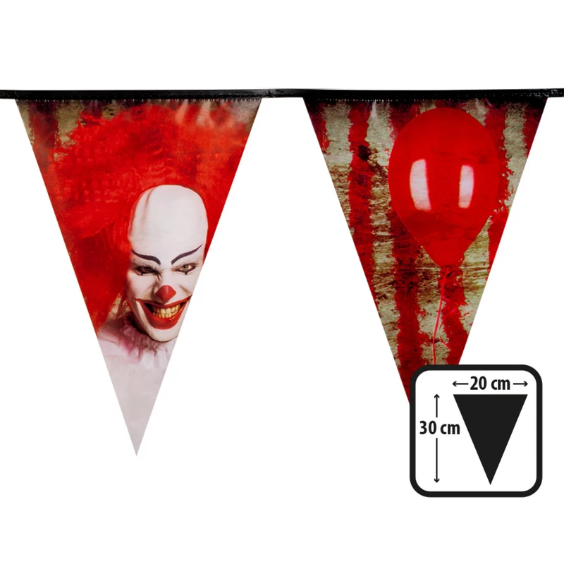 Creepy Clown Pennywise Vlaggenlijn