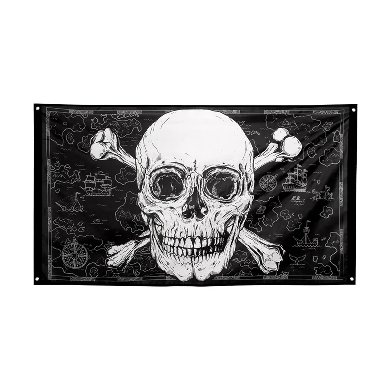 Grote Piratenvlag Met Skull