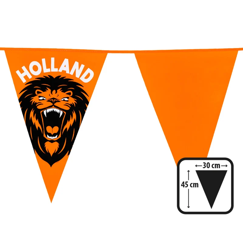 Brul Je Gek! Oranje Reuzenvlaggenlijn 8 Meter