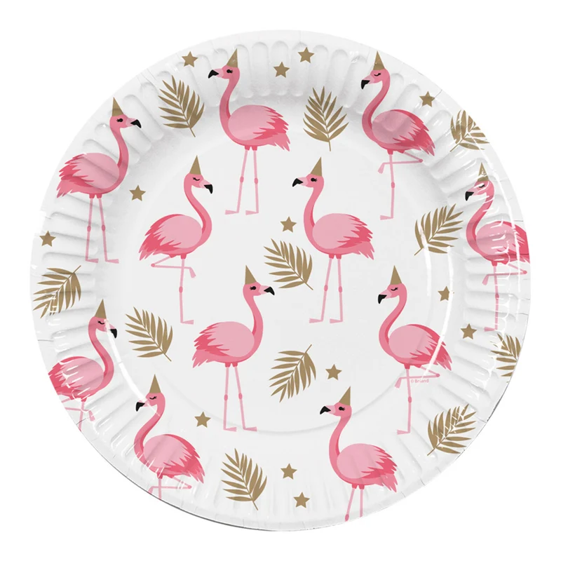 Flamingo Party Bordjes 10 Stuks