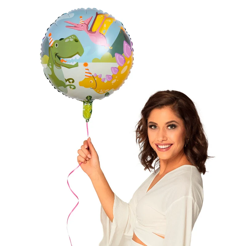 Folieballon Vrolijk Dino Feestje