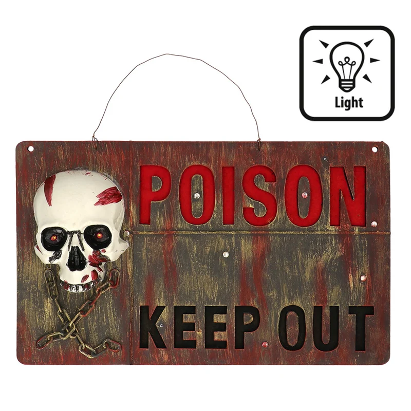 Waarschuwingsbord Poison Keep Out