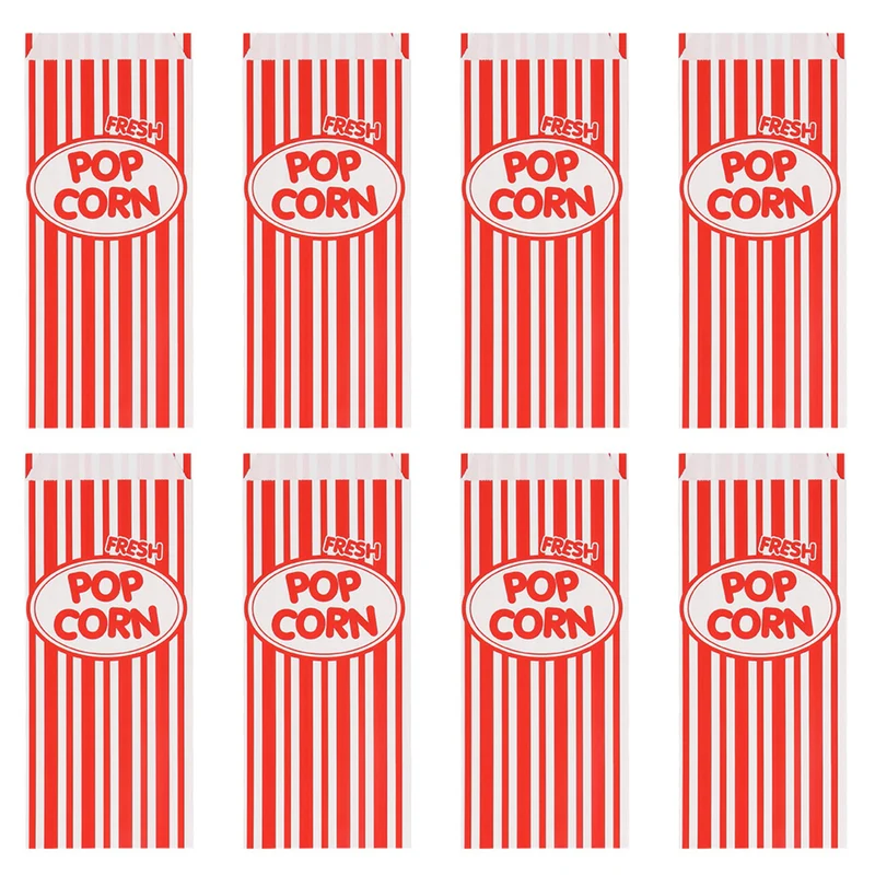 Popcorn Party Zakjes Set 8