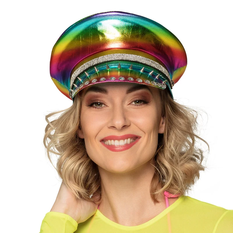 Pet Rainbow Biker Rock