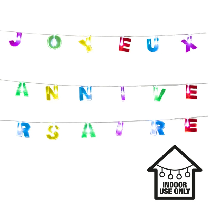 Lichtsnoer Joyeux Anniversaire