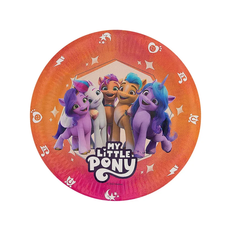 My Little Pony Bord Bord 23 Centimeter 8 Stuks