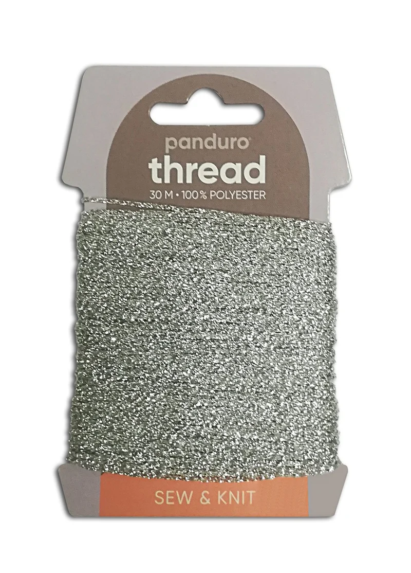 Decoratief draad - 1 mm - 30 meter - zilverkleurig