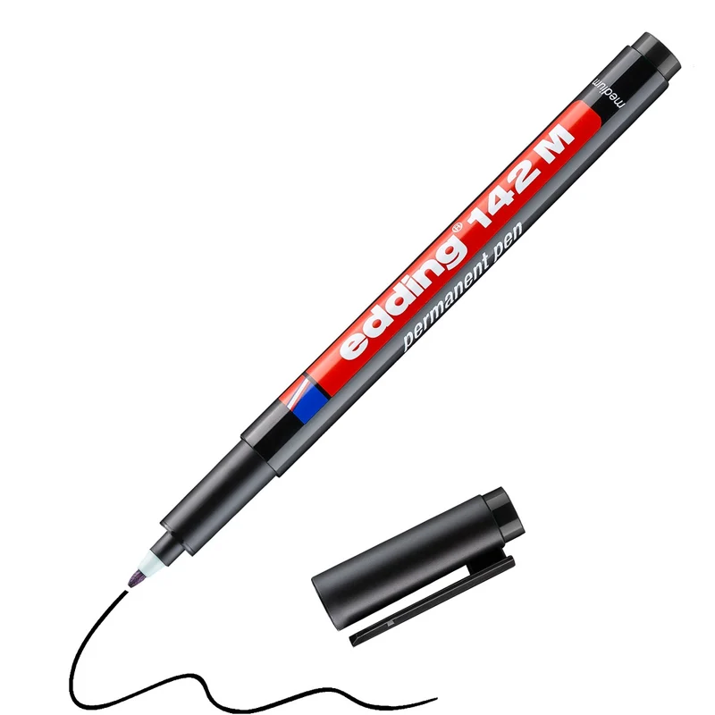 edding 142M OHP permanent marker - 1 mm - zwart