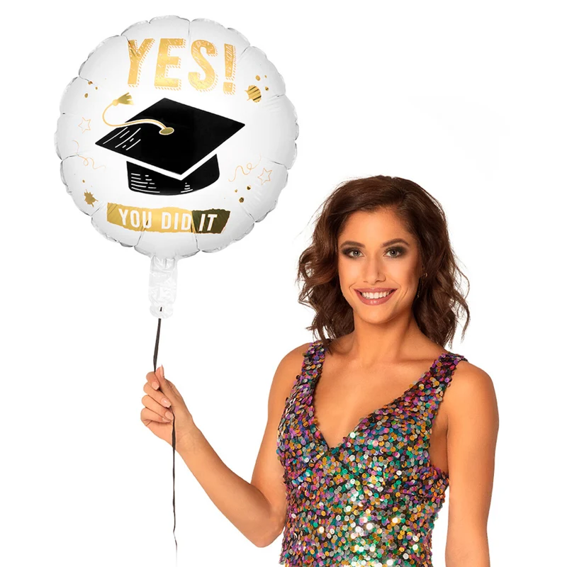 Folieballon Geslaagd Yes! You Did It