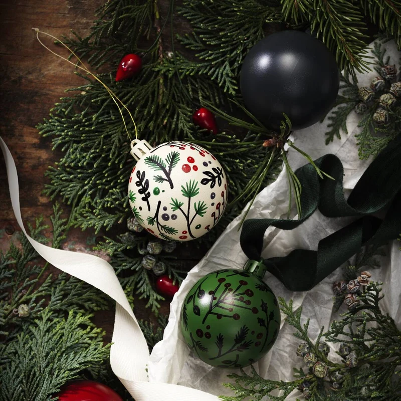 kerstballen schilderen