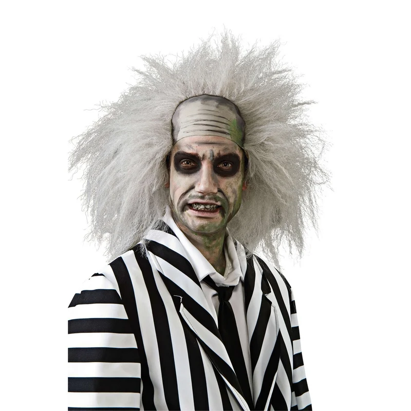 Beetlejuice Pruik Gekke Ontplofte Professor