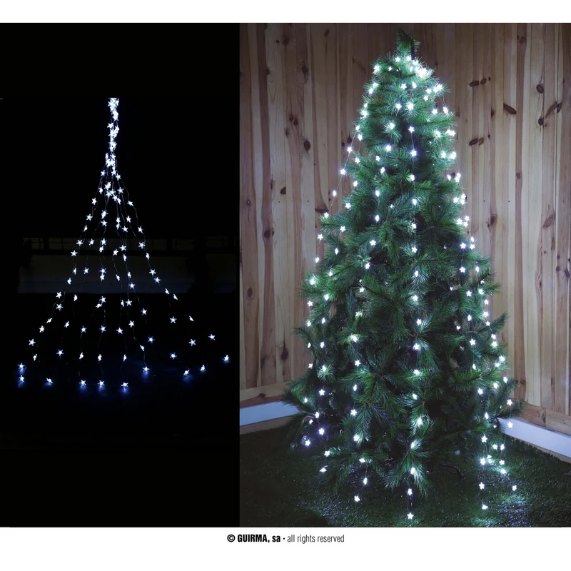 Kerstverlichting 200 Led White 8 F