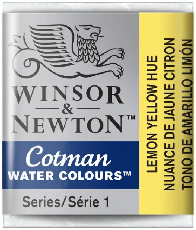 W&N Cotman Watercolours - half napje - lemon yellow hue
