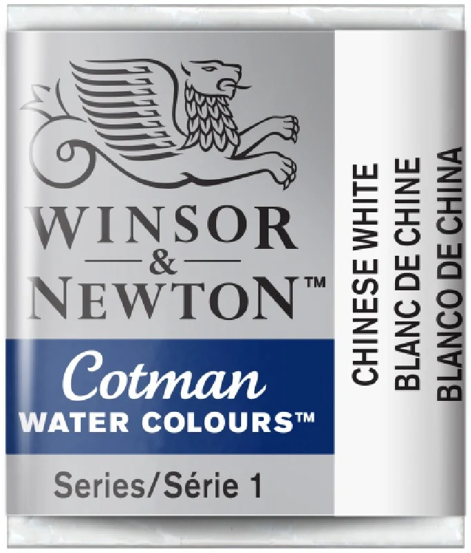 W&N Cotman Watercolours - half napje - chinese white